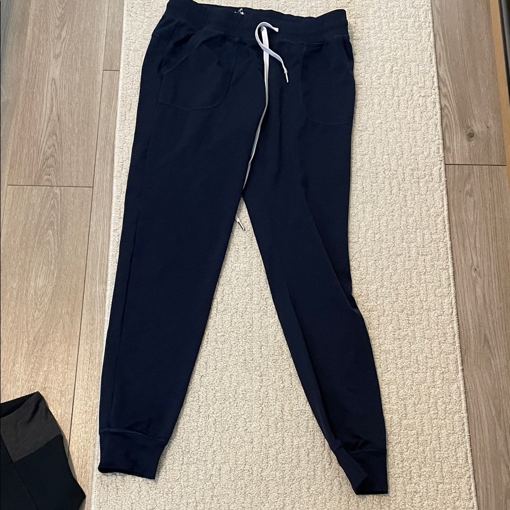 Navy Drawstring Jogger Pants